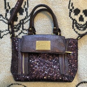 Juicy Couture fun purple and gold sequins - like new - used twice